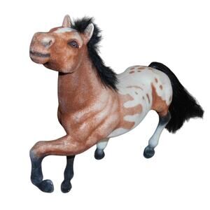 Totsy Flocked Appaloosa Stallion Horse Nature's Way Family Horse Series Vintage